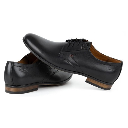 Buty męskie wizytowe 331KAM czarne ze sklepu butyolivier w kategorii Buty eleganckie męskie - zdjęcie 162372377
