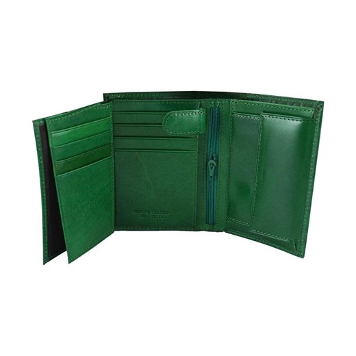Klasyczny męski skórzany portfel - Brązowy ciemny ze sklepu butyolivier w kategorii Portfele męskie - zdjęcie 162372605