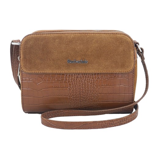 Stylowa torebka crossbody trzykomorowa - Brązowa jasna ze sklepu butyolivier w kategorii Listonoszki - zdjęcie 162377885