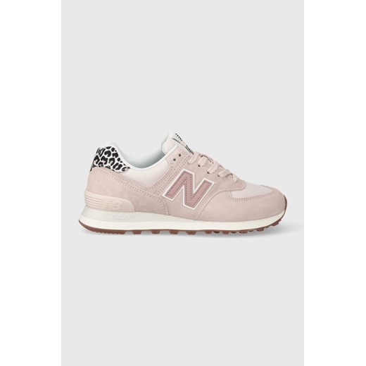 New Balance sneakersy 574 kolor różowy ze sklepu PRM w kategorii Buty sportowe damskie - zdjęcie 162390487