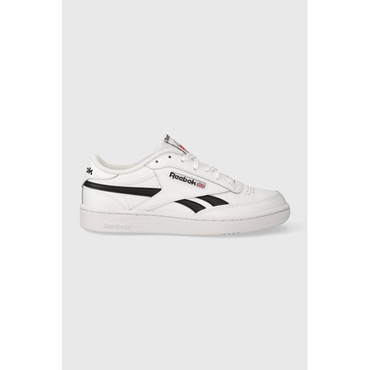 Reebok sneakersy skórzane kolor biały ze sklepu PRM w kategorii Buty sportowe męskie - zdjęcie 162390597