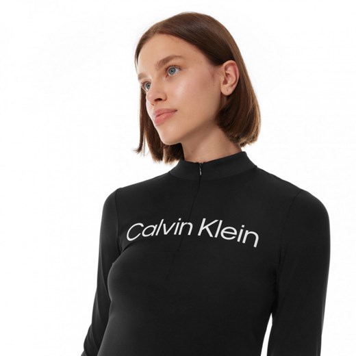 Damski longsleeve treningowy Calvin Klein Women 00GWF3K245 - czarny Calvin Klein S Sportstylestory.com