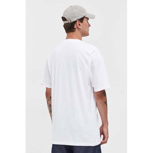 Vans t-shirt bawełniany kolor biały z nadrukiem Vans XXL ANSWEAR.com