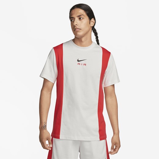 Męska koszulka z krótkim rękawem Nike Air - Biel Nike S Nike poland