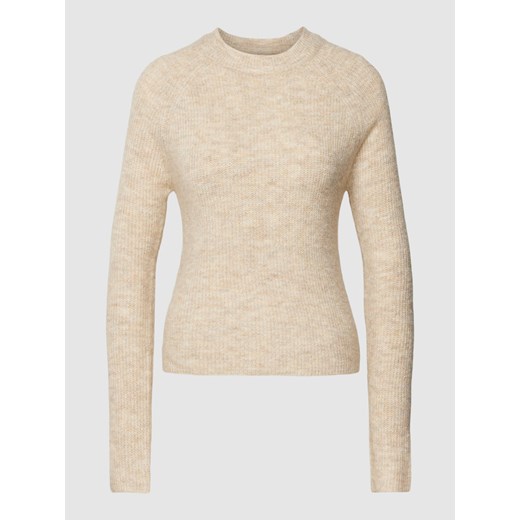 Sweter z dzianiny z raglanowymi rękawami model ‘ELLEN’ Pieces XL promocyjna cena Peek&Cloppenburg 