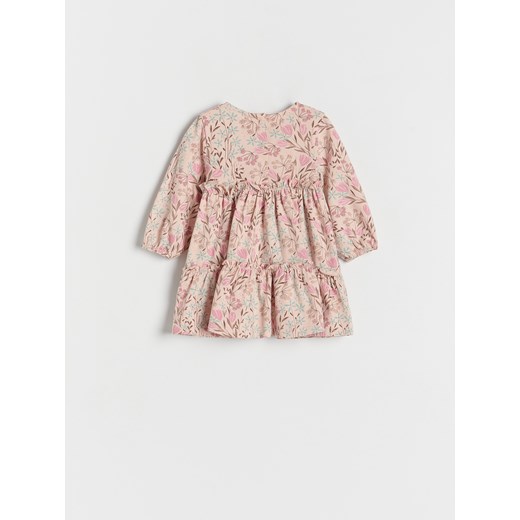Reserved - Bawełniana sukienka - Różowy Reserved 62 (1-3 m.) Reserved