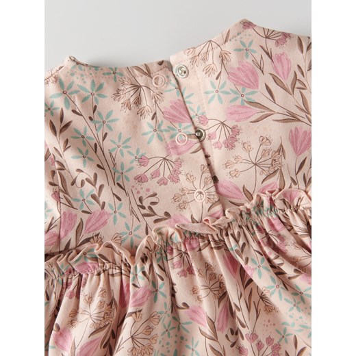 Reserved - Bawełniana sukienka - Różowy Reserved 80 (9-12 m.) Reserved