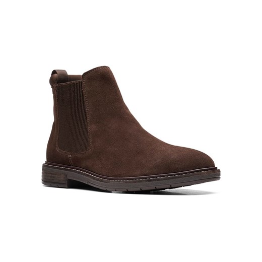 Clarks Skórzane sztyblety w kolorze brązowym Clarks 45 promocja Limango Polska