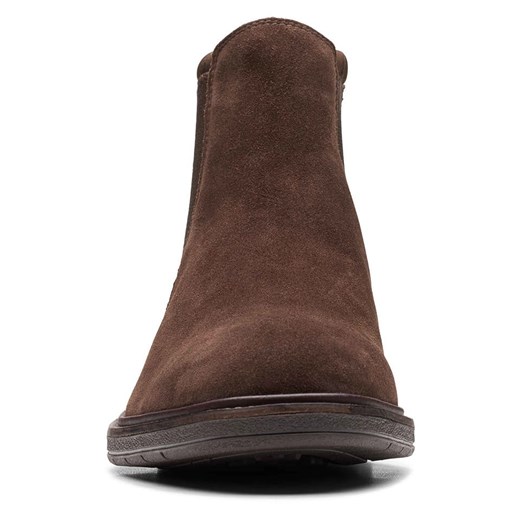 Clarks Skórzane sztyblety w kolorze brązowym Clarks 44,5 okazyjna cena Limango Polska