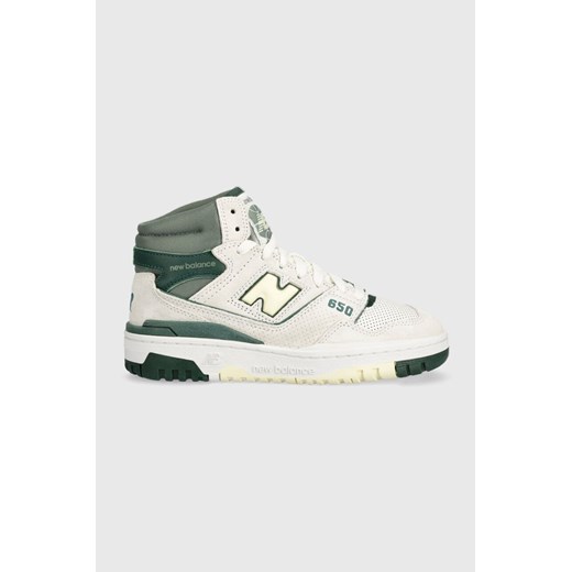 New Balance sneakersy zamszowe BB650RVG kolor biały ze sklepu PRM w kategorii Buty sportowe damskie - zdjęcie 162411397