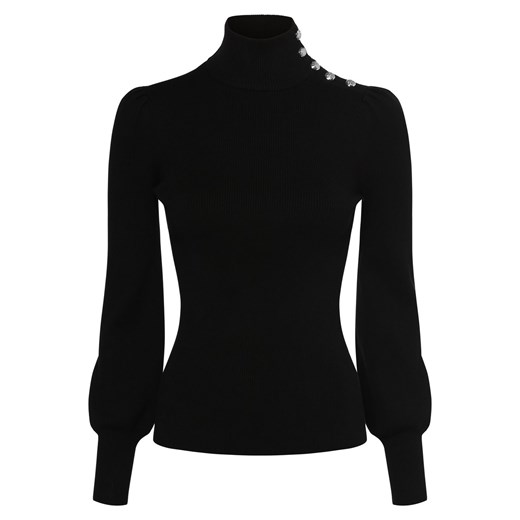 Lauren Ralph Lauren Sweter damski Kobiety Bawełna czarny jednolity ze sklepu vangraaf w kategorii Swetry damskie - zdjęcie 162413067