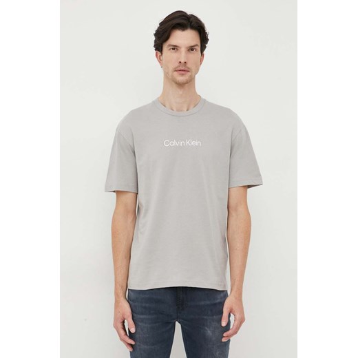 T-shirt męski beżowy Calvin Klein 