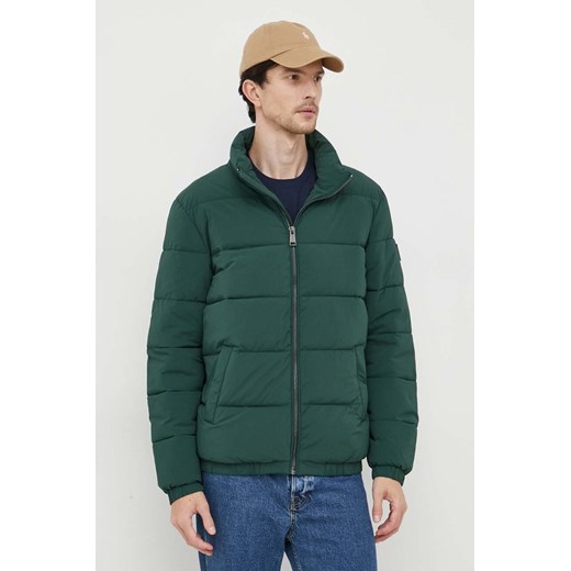 Guess kurtka męska kolor zielony przejściowa ze sklepu ANSWEAR.com w kategorii Kurtki męskie - zdjęcie 162416527