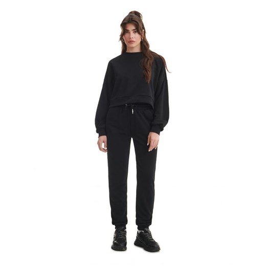 Cropp - Czarna bluza oversize - czarny Cropp XS Cropp