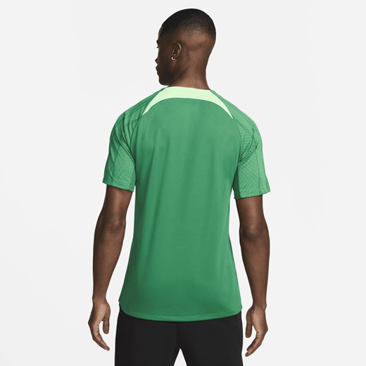 Męska koszulka piłkarska z krótkim rękawem Nike Dri-FIT Nigeria Strike - Zieleń Nike XS promocja Nike poland
