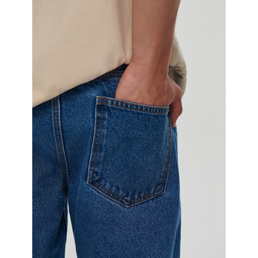 Granatowe jeansy baggy fit - Niebieski House 34/32 House