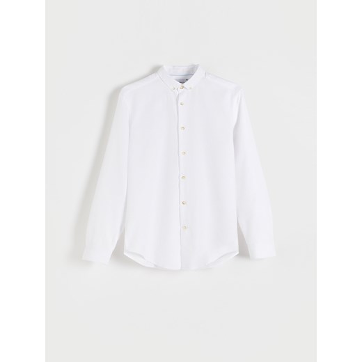 Reserved - Koszula regular fit - biały Reserved XL Reserved promocyjna cena