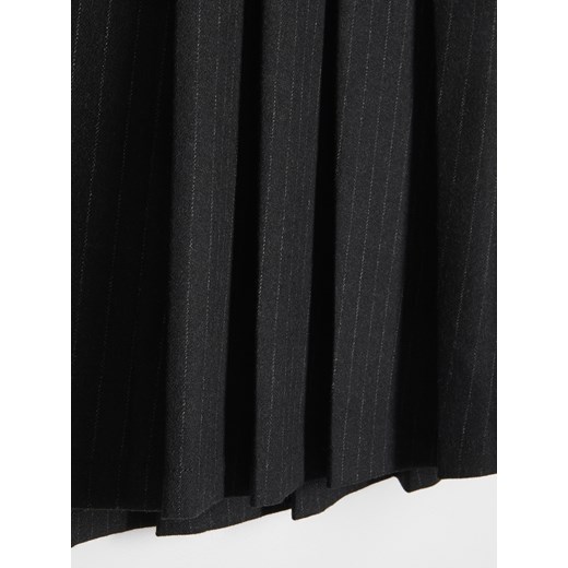 Reserved - Spódnica mini z plisami - czarny Reserved M Reserved