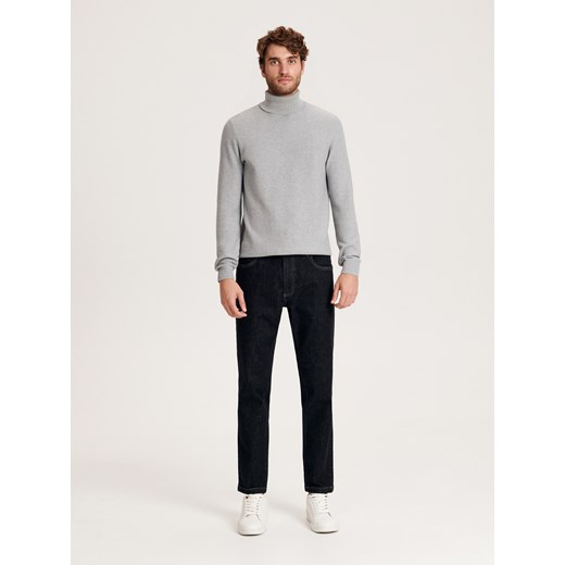 Reserved - Bawełniany golf - jasnoszary Reserved S Reserved