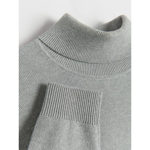 Reserved - Bawełniany golf - jasnoszary Reserved L Reserved