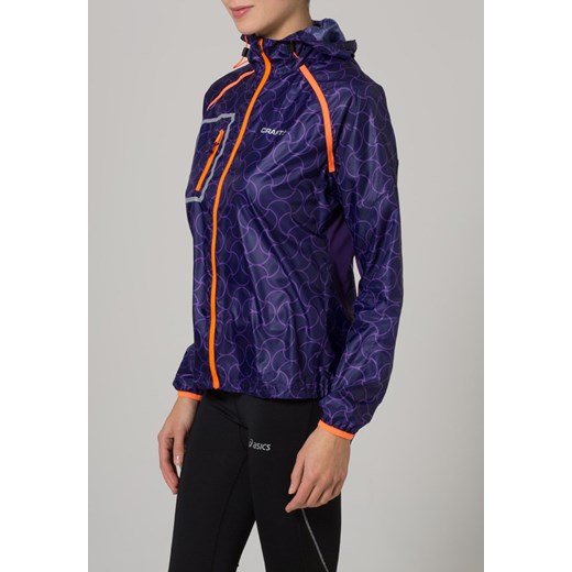 Craft FEATHERLIGHT Kurtka do biegania dynasty/lilac/florange zalando granatowy do biegania