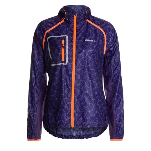 Craft FEATHERLIGHT Kurtka do biegania dynasty/lilac/florange zalando granatowy długie