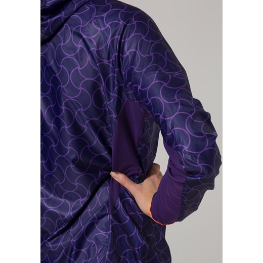 Craft FEATHERLIGHT Kurtka do biegania dynasty/lilac/florange zalando granatowy kaptur