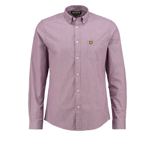 Lyle & Scott Koszula blackcurrant zalando rozowy bawełna