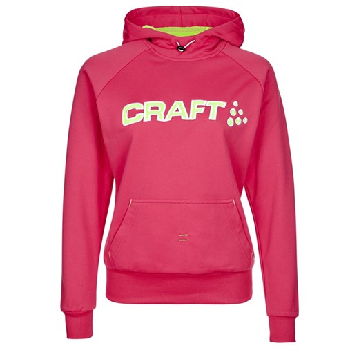 Craft FLEX Bluza z kapturem berry/gecko zalando rozowy bluza