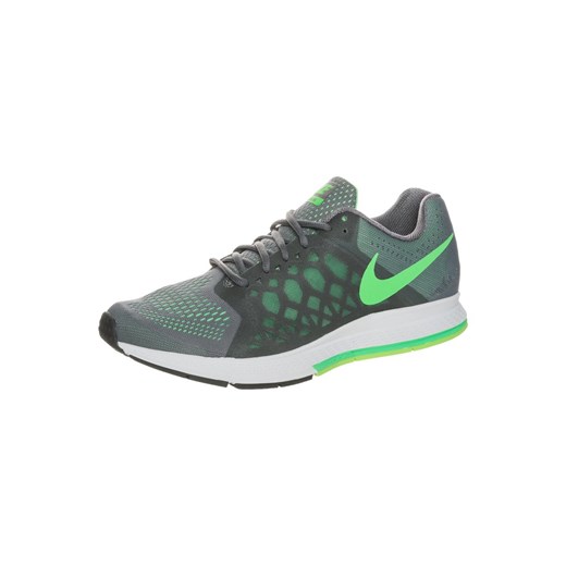 Nike Performance AIR ZOOM PEGASUS 31 Obuwie do biegania Amortyzacja dark grey/poison green/flash lime/white zalando szary do biegania