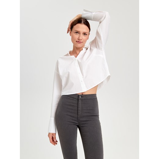 Sinsay spodnie damskie z bawełny 