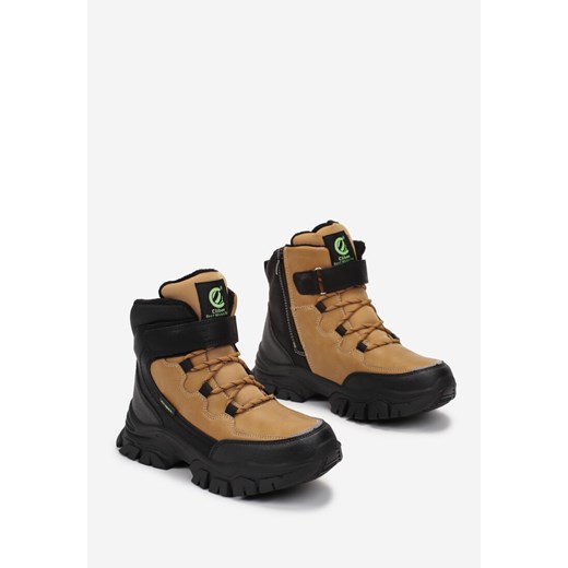 Buty zimowe dziecięce Born2be wiązane wielokolorowe 