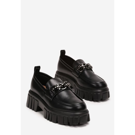 Czarne Mokasyny Rasesine 36 okazja born2be.pl