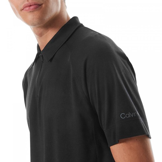 Męska koszulka polo Calvin Klein Men Sport 00GMS3K111 - czarna Calvin Klein Sportstylestory.com