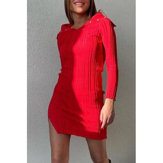 Sukienka MORZELSA RED ze sklepu Ivet Shop w kategorii Sukienki - zdjęcie 162501359
