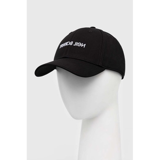 Neil Barett czapka z daszkiem LOGO CAP kolor czarny z aplikacją PBCP320C.C9503.524 ze sklepu PRM w kategorii Czapki z daszkiem męskie - zdjęcie 162501435