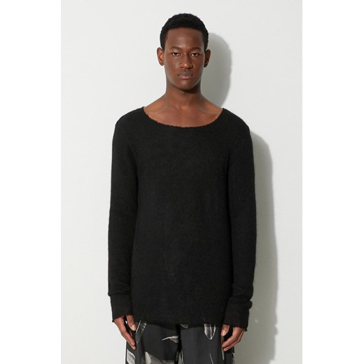 424 sweter wełniany męski kolor czarny 35424M171.236506 ze sklepu PRM w kategorii Swetry męskie - zdjęcie 162501535