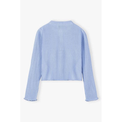 Błękitny sweter rozpinany dla dziewczynki Max & Mia By 5.10.15. 98 wyprzedaż 5.10.15
