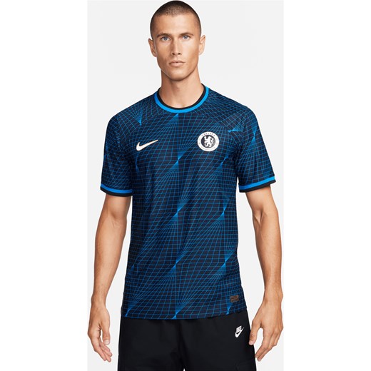 Męska koszulka piłkarska Nike Dri-FIT ADV Chelsea F.C. Match 2023/24 (wersja wyjazdowa) - Niebieski ze sklepu Nike poland w kategorii T-shirty męskie - zdjęcie 162506179
