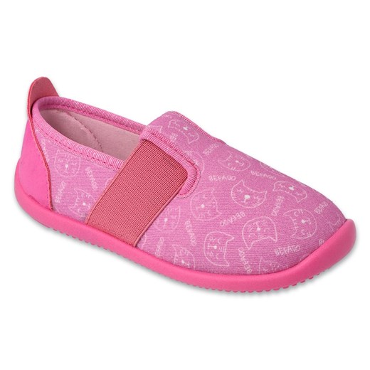Befado obuwie dziecięce 901X017 różowe ze sklepu ButyModne.pl w kategorii Kapcie dziecięce - zdjęcie 162506378