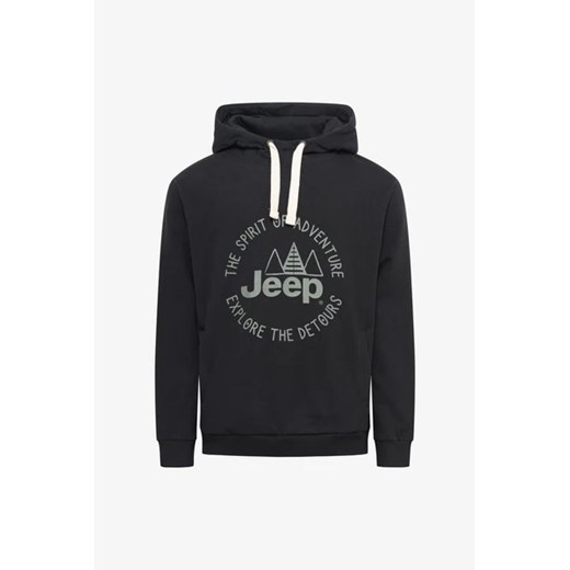 JEEP Bluza z kapturem - Czarny - Mężczyzna - 2XL(2XL) Jeep M (M) wyprzedaż Halfprice