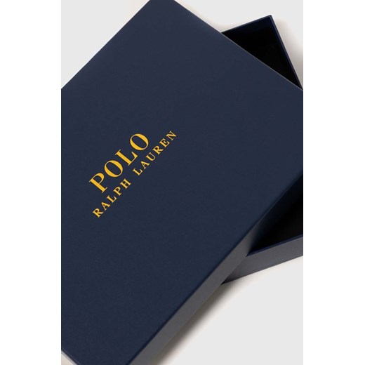 Polo Ralph Lauren czapka i szalik kaszmirowy kolor niebieski Polo Ralph Lauren ONE ANSWEAR.com