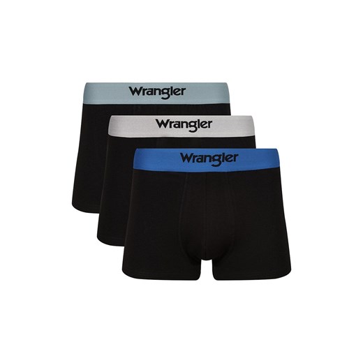 Wrangler 3-pack bawełniane bokserki męskie Laverty, Kolor czarny, Rozmiar M, Wrangler ze sklepu Primodo w kategorii Majtki męskie - zdjęcie 162533139