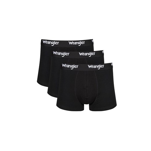 Wrangler 3-pack czarne bawełniane bokserki męskie Masson, Kolor czarny, Rozmiar M, Wrangler ze sklepu Primodo w kategorii Majtki męskie - zdjęcie 162533149