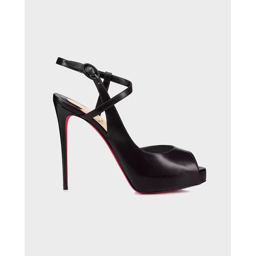 Czółenka Christian Louboutin eleganckie na szpilce z klamrą