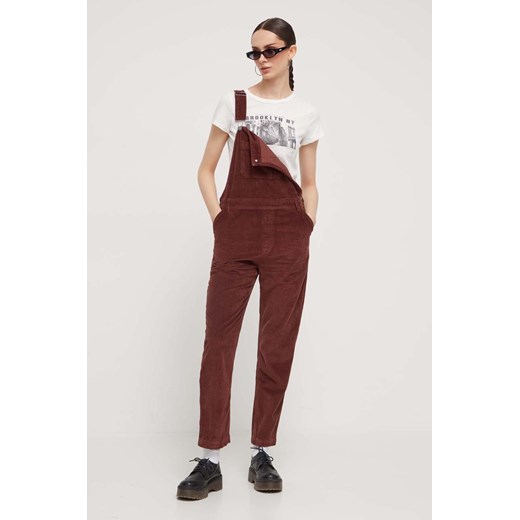 Hollister Co. t-shirt bawełniany kolor beżowy Hollister Co. S ANSWEAR.com