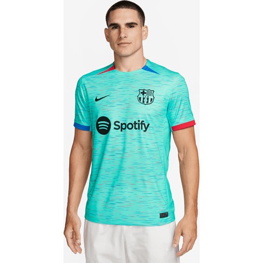 Męska koszulka piłkarska Nike Dri-FIT FC Barcelona Stadium 2023/24 (wersja trzecia) - Niebieski ze sklepu Nike poland w kategorii T-shirty męskie - zdjęcie 162542296