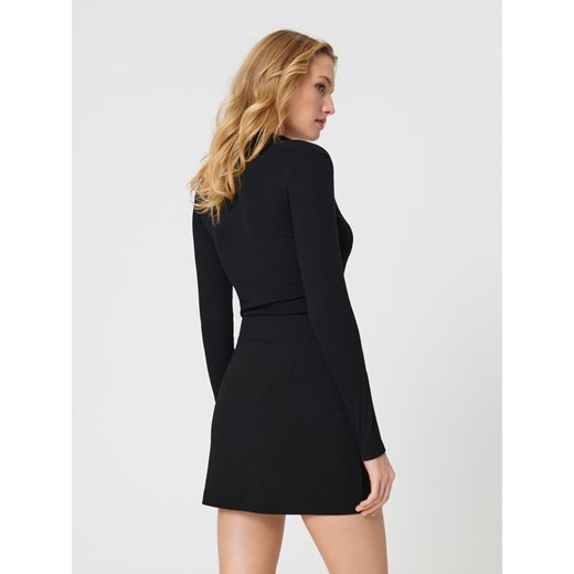 Sinsay spódnica czarna mini casualowa 