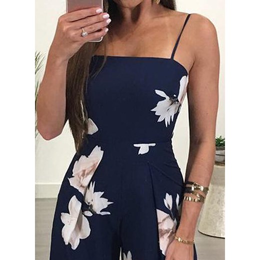 Kombinezon na cienkich ramiączkach z nogawkami typu dzwony Attirra S Attirra