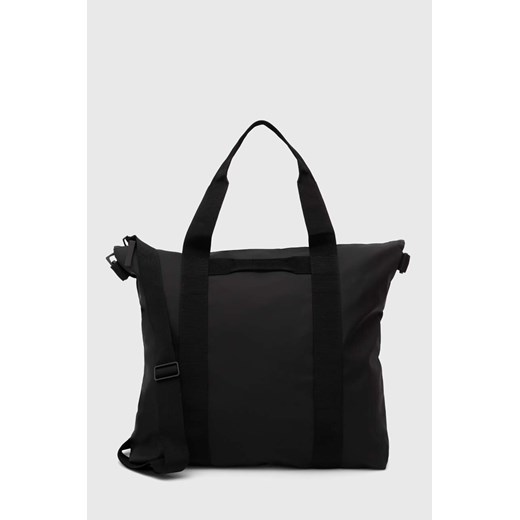 Rains torba 14150 Tote Bags kolor czarny ze sklepu PRM w kategorii Torby materiałowe - zdjęcie 162577819